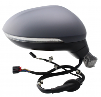 VW PASSAT 14-*RETROVISOR DCH ELECTRICO CALEFACTADO CONVEXO PARA PINTAR CON PILOTO 6+2PIN