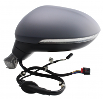 VW PASSAT 14-*RETROVISOR IZQ ELECTRICO CALEFACTADO ASFERICO PARA PINTAR CON PILOTO 6+2PIN