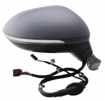 VW PASSAT 14-* RETROVISOR DCH ELECTRICO CALEFACTADO CONVEXO CON PILOTO CON LUZ DE CORTESIA 7+2PIN