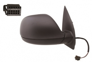 VW AMAROK 2013-*RETROVISOR DCH ELECTRICO CONVEXO TERMICO NEGRO 5PIN