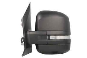 VW CRAFTER 2017.01-*RETROVISOR ES ELECTRICO CALEFACTADO CON PILOTO NEGRO ABATIBLE ELECTRICAMENTE  - CON SENSOR ANGULO MUERTO - CONVEXO 8+2PIN(BRAZO CORTO)