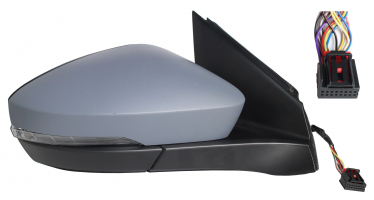 VW T-CROSS 2018.12-*RETROVISOR DCH ELECTRICO ABATIBLE ELECTRICAMENTE CON MEMORIAS PARA PINTAR CALEFACTADO CON PILOTO CONVEXO 14PIN