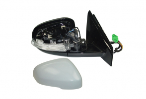 VOLVO V40 12-*RETROVISOR DCH ELECTRICO CALEFACTADO  - CON PILOTO PEQUEÑO -  PARA PINTAR ASFERICO 6PIN
