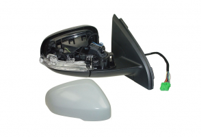 VOLVO S60/V60 10-*RETROVISOR DCH ELECTRICO CALEFACTADO CON PILOTO LUZ DE CORTESIA PARA PINTAR ABATIBLE ELECTRICAMENTE ASFERICO 8PIN