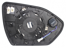 HYUNDAI TUCSON 2020.10-*CRISTAL RETROVISOR IZQ CONVEXO TERMICO CON SENSOR ANGULO MUERTO