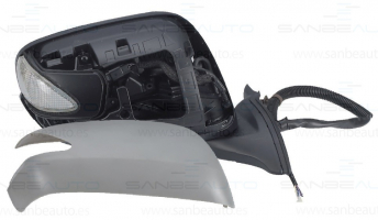 HONDA JAZZ 08-*ESPEJO DCH ELECTRICO PARA PINTAR CONVEXO CON INTERMITENTE