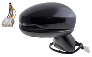 HONDA JAZZ 2015.09-*RETROVISOR  DCH ELECTRICO CALEFACTADO PARA PINTAR ABATIBLE ELECTRICAMENTE CONVEXO CON PILOTO 9PIN