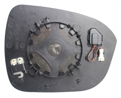 NISSAN QASHQAI/JUKE 2021.04-*CRISTAL RETROVISOR IZQ TERMICO CONVEXO CON SENSOR ANGULO MUERTO