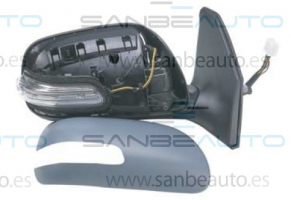 TOYOTA AVENSIS 06-*ESPEJO DCH ELECTRICO CALEFACTADO CON PILOTO PARA PINTAR CONVEXO
