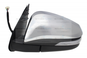 TOYOTA HILUX 16-*RETROVISOR IZQ ELECTRICO CROMADO CONVEXO CON PILOTO ABATIBLE ELECTRICAMENTE