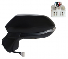 TOYOTA YARIS CROSS 2020.09-* RETROVISOR DCH ELECTRICO PARA PINTAR CONVEXO TERMICO ABATIBLE ELECTRICAMENTE CON PILOTO 8PIN