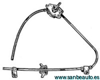 AUTOBIANCHI Y10*ELEVALUNAS DELANTERO IZQ MANUAL