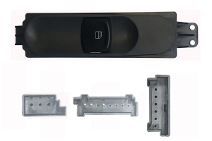 MERCEDES SPRINTER/CRAF 06-*INTERRUPTOR COMPLETO PUERTA DELANTERO DCH(1 BOTON)3PIN