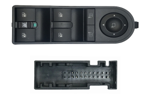 OPEL ASTRA/ZAFIRA 04-*INTERRUPTOR PUERTA DELANTER. IZQ+RETROVISOR (4 BOTONES) 18PIN