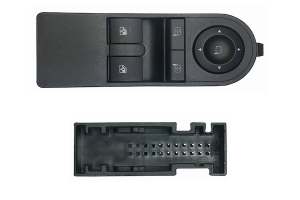 OPEL ASTRA/ZAFIRA 04-*INTERRUPTOR PUERTA DELANTER. IZQ+RETROVISOR (2 BOTONES) 14PIN
