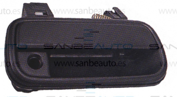 TOYOTA HILUX LN145 98-*PUÑO PUERTA EXTERIOR DELANTERO DCH NEGRO