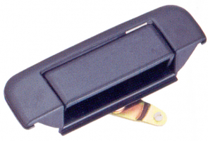 TOYOTA HILUX 06-*TIRADOR PORTON TRASERO NEGRO