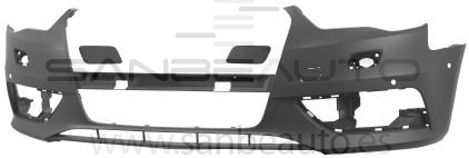 AUDI A3 13-*PARAGOLPES DELANTERO PARA PINTAR CON 4 AGUJEROS PARA SENSOR + LAVAFAROS