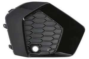 AUDI A3 2020.04-*REJILLA IZQ PARAGOLPES DELANTERO NEGRA CON AGUJERO PARA SENSOR +ARO PARA PINTAR NEGRO