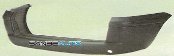 FIAT PALIO 97-*PARAGOLPES TRSASERO INFERIOR NEGRO (SW)