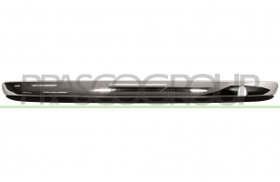 FIAT 500 07-* MOLDURA PARAGOLPES TRASERO CROMADO (CON MOLDURA INFERIOR NEGRA)