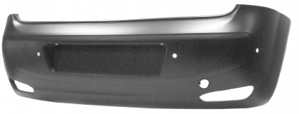 FIAT PUNTO 12-*PARAGOLPES TRASERO PARA PINTAR (CON 4 AGUJEROS SENSOR)(MODELO EASY)
