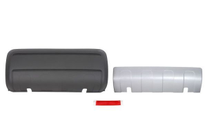 FIAT PANDA 4X4 2012.02-*MOLDURA PARAGOLPES TRASERO CENTRAL NEGRO/GRIS(MOD CLIMBING)