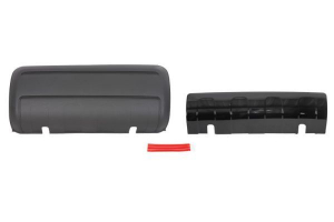 FIAT PANDA 4X4 2012.02-*MOLDURA PARAGOLPES TRASERO CENTRAL NEGRO/BRILLANTE(MOD SPORT)