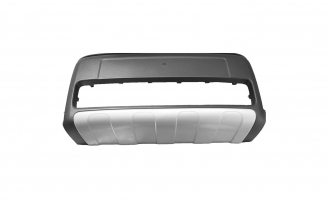 FIAT PANDA 4X4/HYBRID 2012.02-*MOLDURA CENTRAL PARAGOLPES DELANTERO NEGRO/PLATA (MODELO CLIMBING)