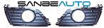 OPEL CORSA 03-*KIT REJILLAS PARAGOLPES DELANTERO CON AGUJEROS ANTINIEBLA DCH/IZQ