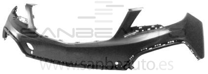 OPEL MOKKA 12-*PARAGOLPES DELANTERO PARA PINTAR CON 2 AGUJEROS PARA SENSOR