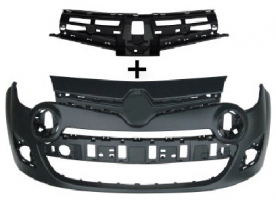 RENAULT TWINGO II 2012.01-*PARAGOLPES DELANTERO COMPLETO PARA PINTAR (CON REFUERZO SUPERIOR)