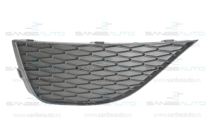 SEAT IBIZA 08-*REJILLA PARAGOLPES DELANTERA IZQ NEGRA SIN AGUJEROS PARA ANTINIEBLA