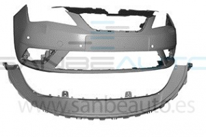 SEAT IBIZA 12-*PARAGOLPES DELANTERO PARA PINTAR - CON AGUJEROS PARA SENSOR + SPOILER