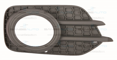 VW TIGUAN 11-*REJILLA PARAGOLPES DELANTERO DCH CON AGUJERO ANTINIEBLA