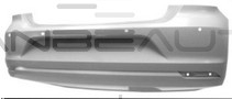 VW POLO 14-*PARAGOLPES TRASERO PARA PINTAR CON AGUJEROS PARA SENSOR