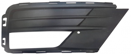 VW CADDY 16-*REJILLA DCH PARAGOLPES DELANTERO (NEGRA CON AGUJERO ANTINIEBLA) (PARA PARAGOLPES NEGRO)