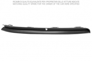 VW GOLF VII 2017.01-*MOLDURA SUPERIOR IZQ NEGRO PARAGOLPES DELANTERO