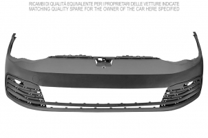 VW GOLF VIII 2019.07-*PARAGOLPES DELANTERO PARA PINTAR CON AGUJEROS PDC(MOD LIFE)