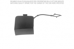 VW GOLF VIII 2019.07-*TAPA REMOLQUE PARAGOLPES TRASERO PARA PINTAR(MOD LIFE/STYLE)