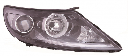 KIA SPORTAGE 14-*FARO DCH CON REGULACION ELECTRICA INTERIOR NEGRO H7/H7/LED