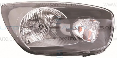 KIA PICANTO 11-*FARO DCH CON REGULACION ELECTRICA INTERIOR NEGRO