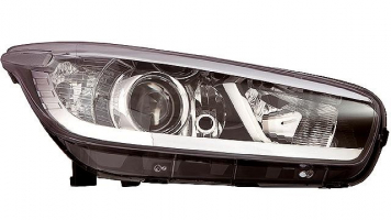 KIA CEED 13-*FARO DCH CON REGULACION ELECTRICA CON MOTOR H7/H7 INTERIOR NEGRO