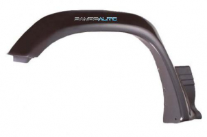 MITSUBISHI PAJERO 92-*MOLDURA ALETA DEL IZQ