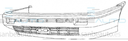 TOYOTA COROLLA AE80/82 83-85*PARAGOLPES DELANTERO