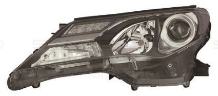 TOYOTA RAV4 13-*FARO IZQ CON REGULACION ELECTRICA LED (INTERIOR NEGRO) HB3/HB3
