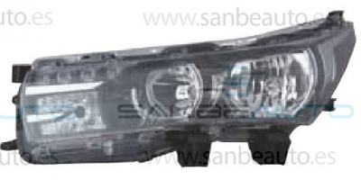 TOYOTA COROLLA 14-*FARO IZQ CON REGULACION ELECTRICA LED INTERIOR NEGRO H11/HB3