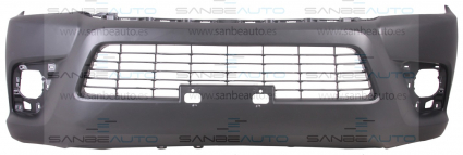 TOYOTA HILUX 16-*PARAGOLPES DELANTERO NEGRO CON REJILLA INFERIOR 2WD