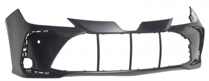 TOYOTA COROLLA E21 SEDAN 2019.01-*PARAGOLPES DELANTERO NEGRO CON 2 AGUJEROS SENSOR