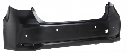 TOYOTA COROLLA E21 SEDAN 2019.01-*PARAGOLPES TRASERO NEGRO CON 6 AGUJEROS SENSOR